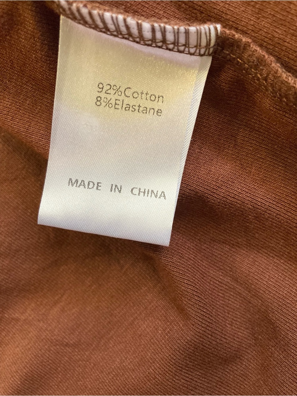 NWT ZESICA brown, long sleeve mock neck, detailed mid dress size M. - Picture 8 of 12